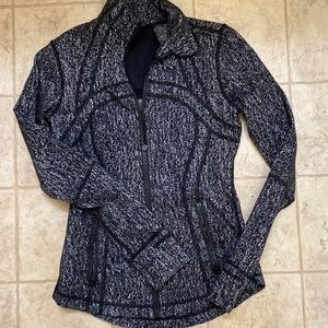 Lululemon define jacket black with white 2